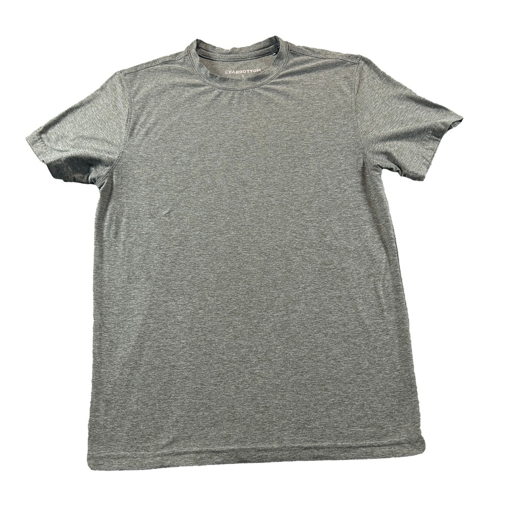 Bearbottom Tech Tee Men Size S Gray Athletic Short Sleeve Performance Shirt